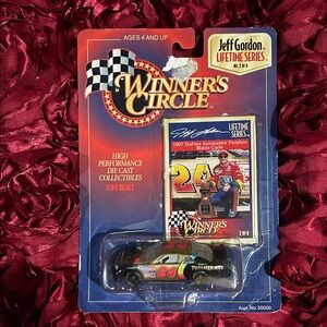 Winner's Circle Jeff Gordon Die-Cast Car - Black and Red